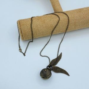 Harry Potter Vintage Antique Bronze Wing Embellished Necklace New